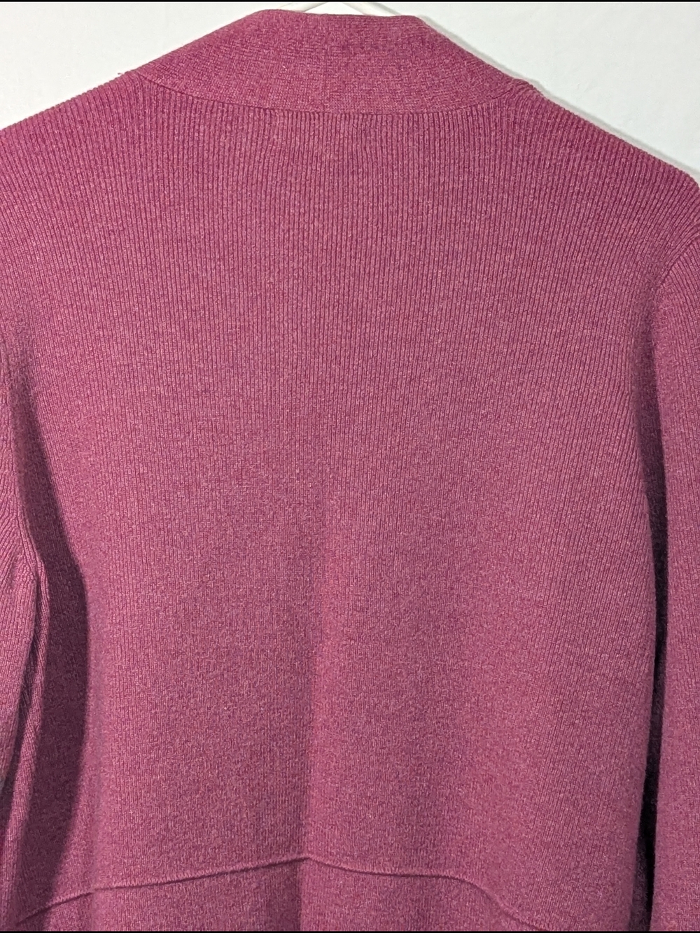 Charter Club 100% Cashmere Cardigan Sweater Pink Large Soft Luxe Minimalist - Picture 13 of 13